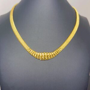 Gold princess necklace