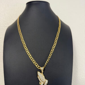 Gold Cuban link chain