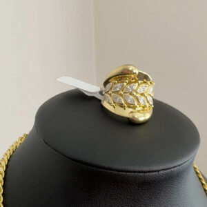 Gold Diamonds Women Ring