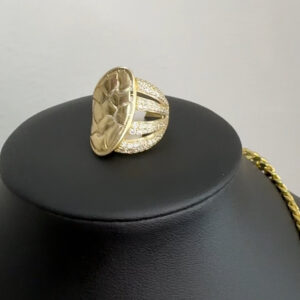 Gold Diamonds Women Ring