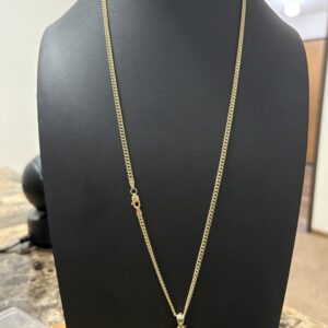 Chain Corte Brillo 10K Size 24