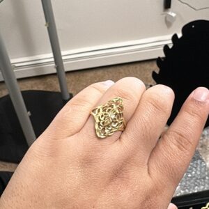 Rings Clover 10K Size 8