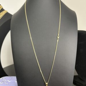 Chain Corte Brillo 10K Size 24