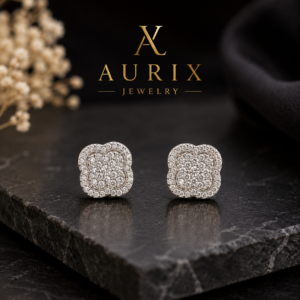 Silver earrings